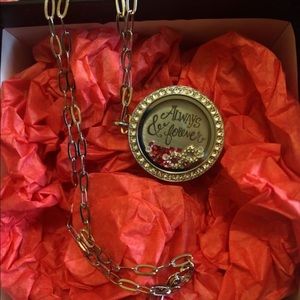 Origami owl charm necklace